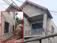 Hà Nội: Bí ẩn căn nhà 2 tầng khang trang xây gần 1 tỷ bị lún sâu 4 mét