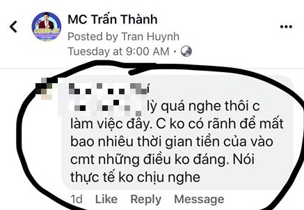 Trấn Thành tức giận mời công an vào cuộc để giải quyết việc antifan có lời lẽ chửi bới, xúc phạm gia đình anh-7