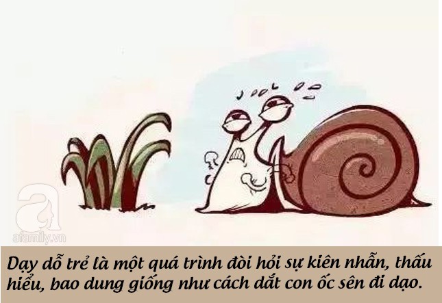 Câu chuyện Dắt con ốc sên đi dạo - bài học dạy con ý nghĩa cha mẹ nên đọc ít nhất 1 lần-1