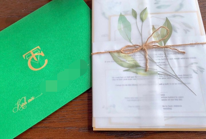 Rò rỉ thiệp cưới của Cường Đô La và Đàm Thu Trang, thời gian địa điểm rõ ràng kèm theo yêu cầu đặc biệt-1