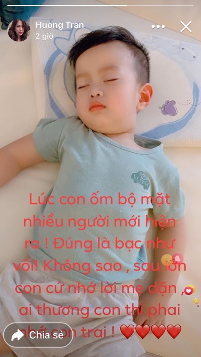 Bất lực một mình chăm con ốm đau, vợ cũ Việt Anh tâm sự: Nhiều người đúng là bạc như vôi!-1