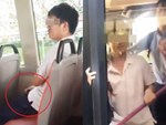 Người phụ nữ cầm tăm nhọn để ngăn bé trai dựa vào mình trên xe buýt gây tranh cãi-2