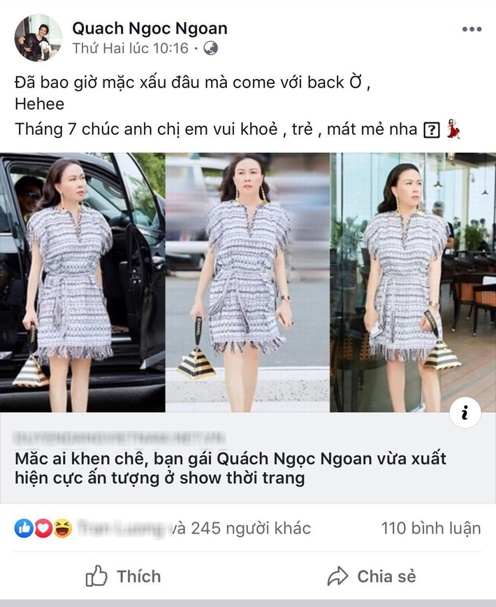 Mặc kệ gạch đá dư luận, Phượng Chanel vẫn là fashion icon trong mắt kẻ si tình” Ngọc Ngoan-1