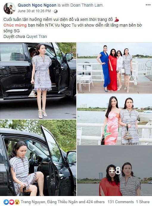 Nghi vấn thú vị, Phượng Chanel dùng tài khoản facebook của Quách Ngọc Ngoan để tự khen mình thời trang-5