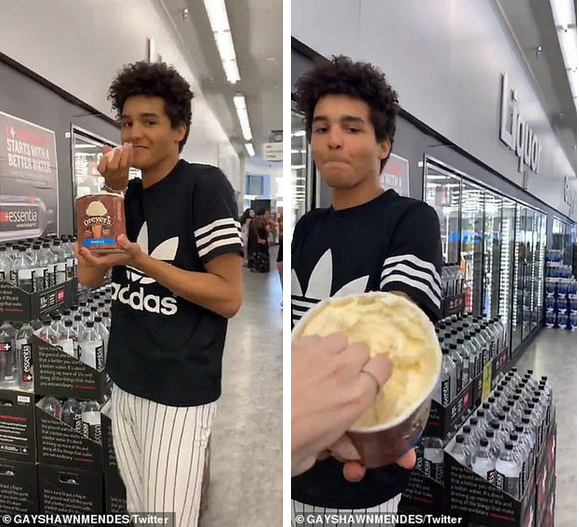 Lại thêm clip phản cảm ghi cảnh thanh niên dùng nước súc miệng rồi nhổ trả lại, trào lưu nếm thử” đồ siêu thị đang dần lan rộng-2