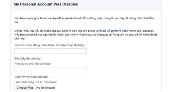 4 cách lấy lại tài khoản Facebook khi bị mạo danh-1