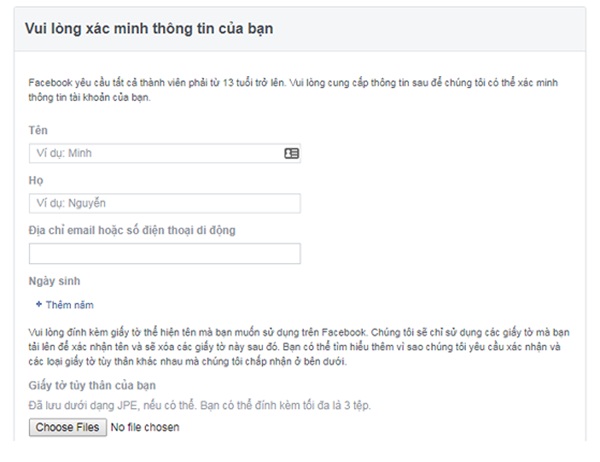 4 cách lấy lại tài khoản Facebook khi bị mạo danh-3