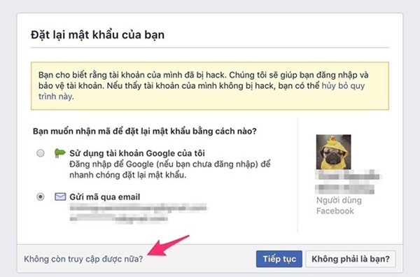 4 cách lấy lại tài khoản Facebook khi bị mạo danh-4