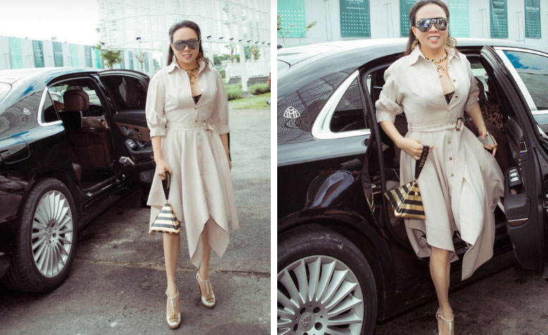 Phải chăng chiếc túi hình chóp gần 100 triệu này đang giúp Phượng Chanel bước dần tới đỉnh cao của phong cách-2