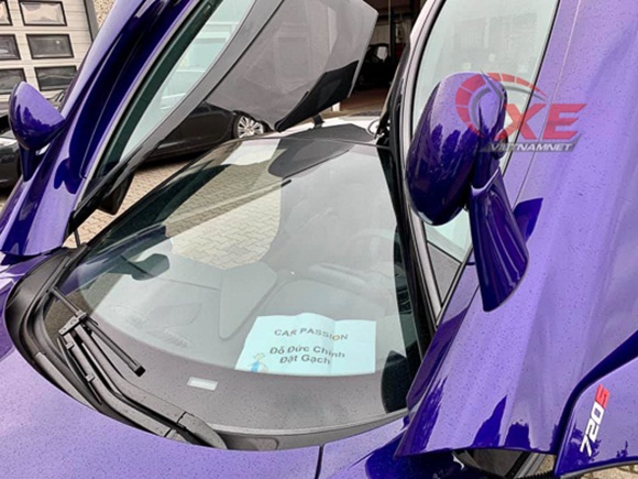 Đại gia Vũng Tàu đặt gạch siêu xe McLaren 26 tỷ đồng màu tím độc-2