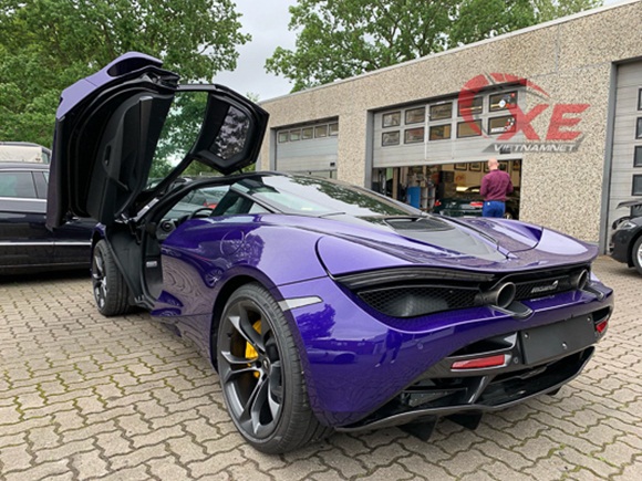 Đại gia Vũng Tàu đặt gạch siêu xe McLaren 26 tỷ đồng màu tím độc-6