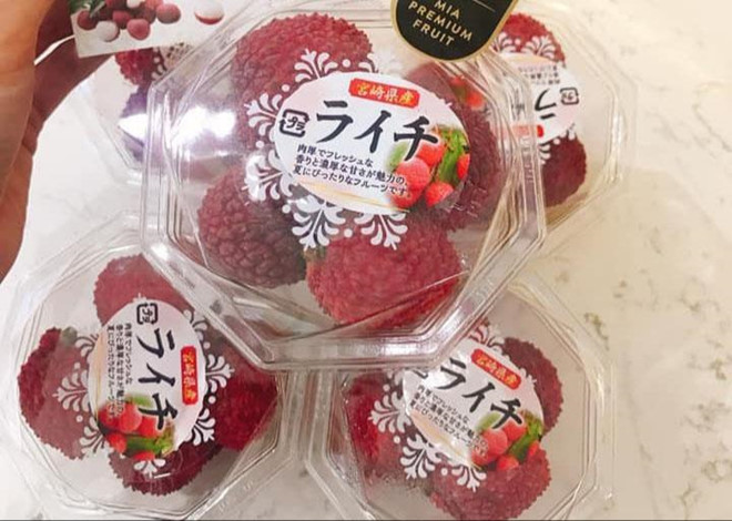 100.000 đồng một quả vải không hạt Nhật bán tại Việt Nam-1