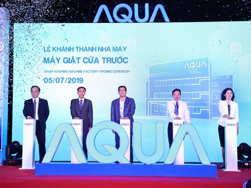AQUA Việt Nam khánh thành Nhà máy Máy giặt cửa trước