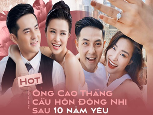 HOT: Đông Nhi hạnh phúc khoe nhẫn, chấp nhận lời cầu hôn của Ông Cao Thắng sau 10 năm yêu