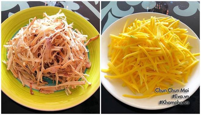 Gỏi xoài xanh mực khô xé trộn mắm me dân dã mà ngon, cả nhà vét sạch đĩa-3