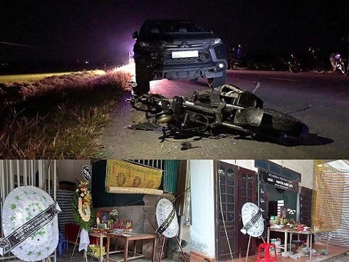 Tai nạn ở Hà Tĩnh, ám ảnh tiếng khóc xé lòng bên những vòng hoa trắng