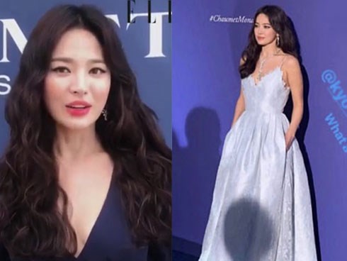 Hậu ly hôn, Song Hye Kyo lột xác với kiểu trang điểm sắc, trang phục cũng hở bạo và không kín mít như hồi trước