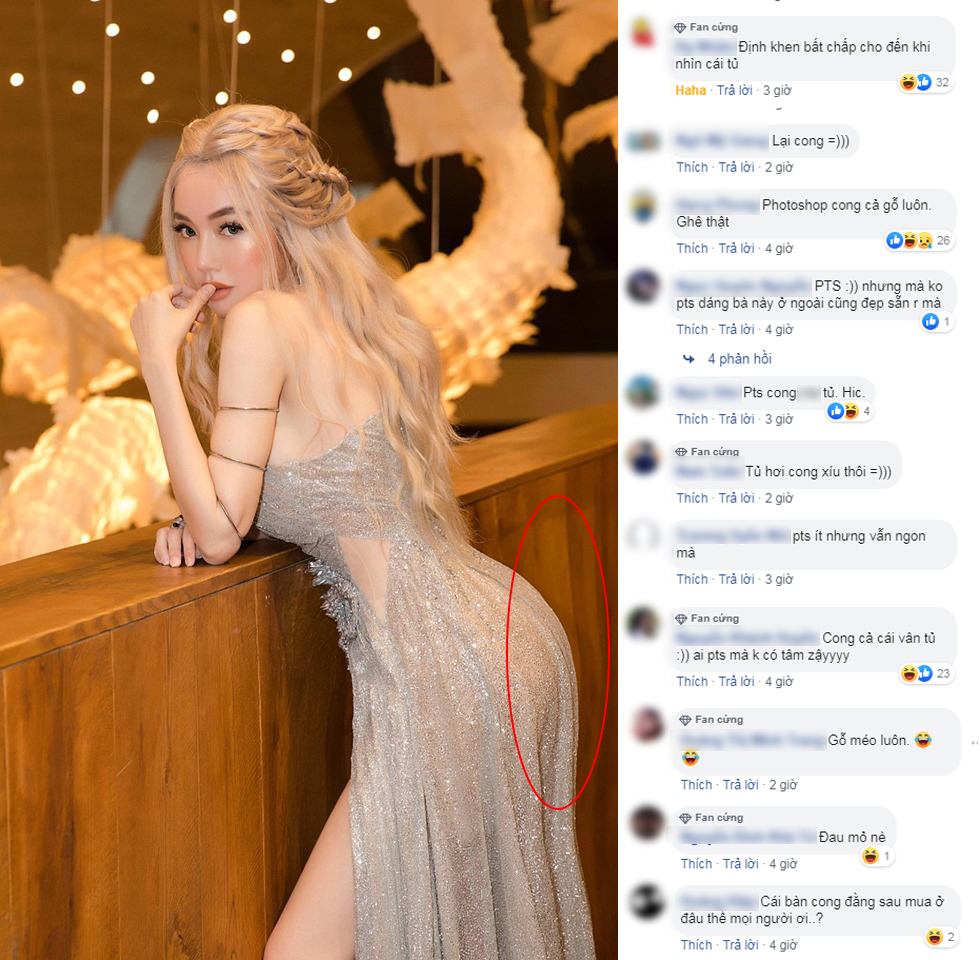 Elly Trần photoshop quá đà đến cong vênh cả đồ vật-4