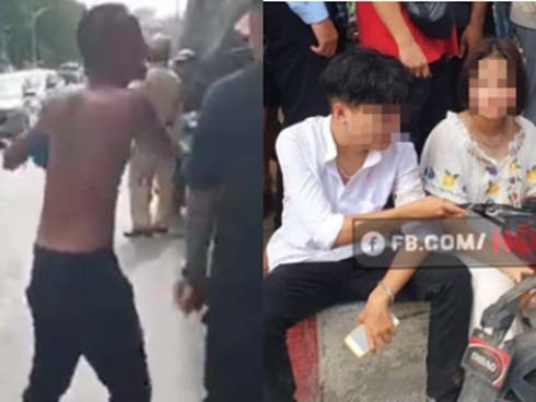 Va chạm giao thông, nam thanh niên lao vào đánh đập dã man 3 mẹ con ngay trên đường
