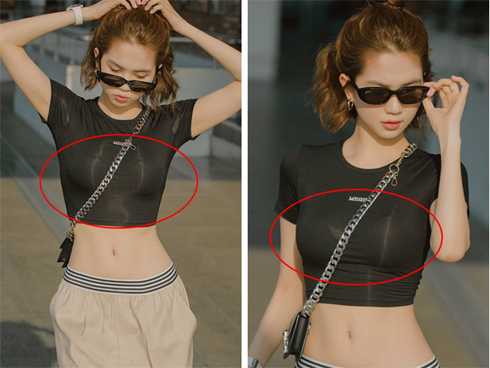 Ngọc Trinh khoe rãnh bụng siêu hot, nhưng 1 chi tiết kém duyên này lại phá hỏng cả set đồ