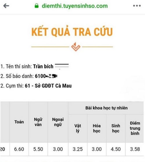Xuất hiện trang web giả mạo công bố điểm thi THPT quốc gia 2019-1