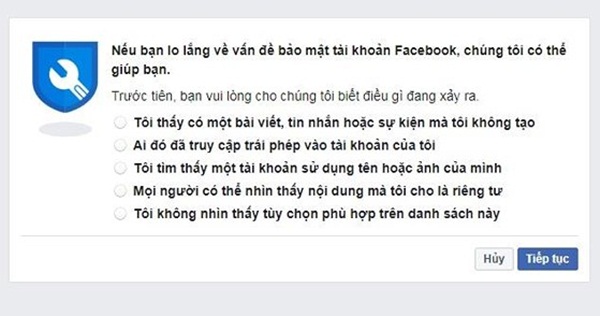 Liên kết lạ trong group Facebook