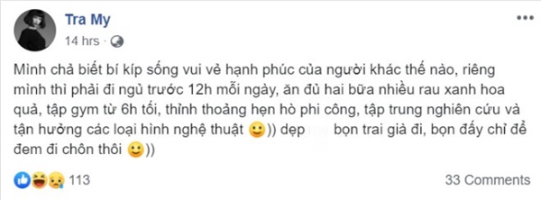 Trà My Thương nhớ ở ai” tuyên bố thích hẹn hò phi công trẻ, trai già đáng đem đi chôn”-2