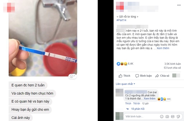 Mới quen 2 tuần bạn gái đã gửi que thử thai 2 vạch, chàng trai cầu cứu dân mạng liền nhận được câu hỏi bất ngờ-1