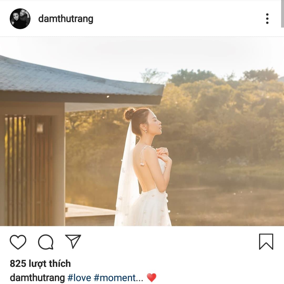Đàm Thu Trang biểu hiện tăng động trước giờ G, tung ảnh cưới đẹp phát hờn-3