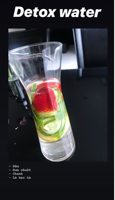 Bạn gái Lâm Tây gợi ý công thức làm uống nước detox cho 1 tuần, giúp giữ dáng và thải độc cơ thể-3