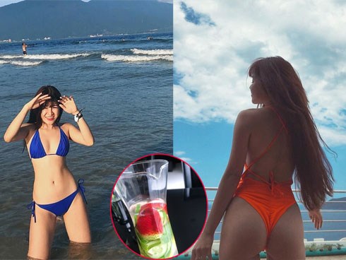 Bạn gái Lâm Tây gợi ý công thức làm uống nước detox cho 1 tuần, giúp giữ dáng và thải độc cơ thể