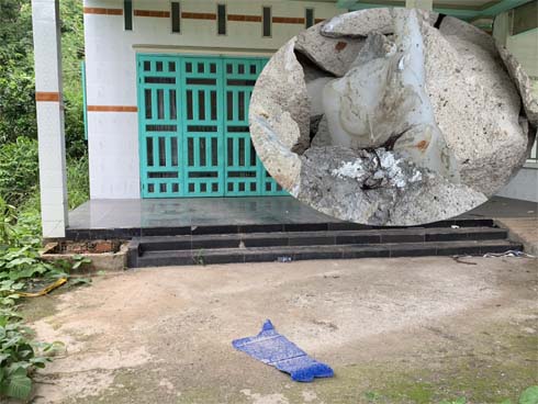 Đang thực nghiệm hiện trường vụ 2 xác người bị đổ bê tông trong thùng phuy ở Bình Dương-10