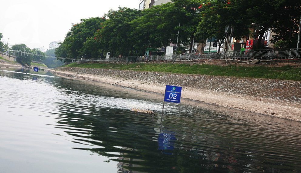 Sông Tô Lịch lại đen kịt, ô nhiễm nặng nề khiến cá chết trắng bụng sau khi bất ngờ trong xanh được vài ngày-7