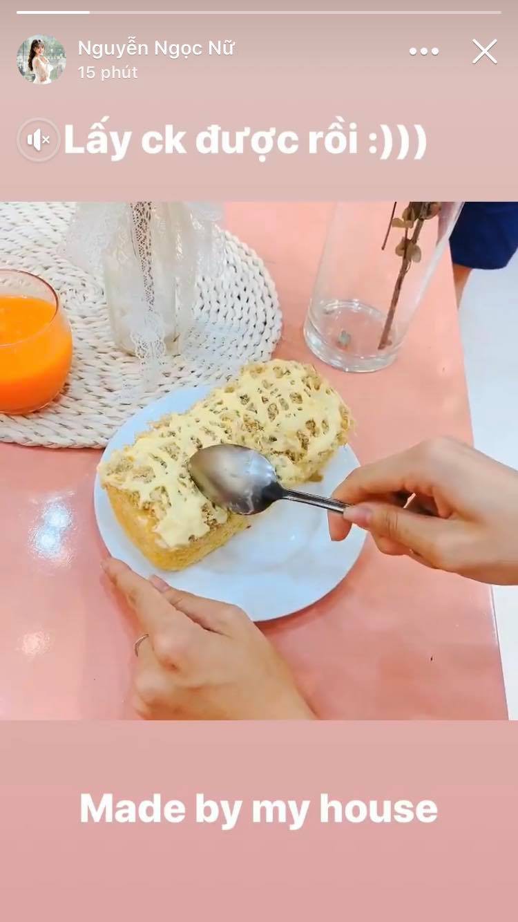 Ngọc Nữ trổ tài nữ công gia chánh, khẳng định đủ tiêu chuẩn lấy chồng, fan lại réo tên Phan Văn Đức-1