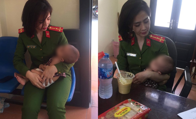 Giải cứu thành công người cha ôm con gái 7 tháng tuổi lên cầu Nhật Tân với ý định tự tử-1