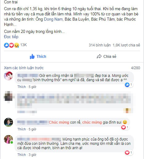 Tâm sự ứa nước mắt của ông bố có con thi đại học được 21 điểm dù chào đời chỉ nặng 1,35kg-3