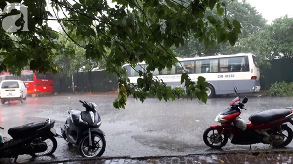 Hà Nội mưa gió khủng khiếp, người dân ướt sũng, chen chúc nhau giữa biển người tìm đường về nhà-6