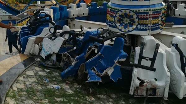 Đu quay gãy trục giữa lúc tăng tốc, 17 người thương vong-1