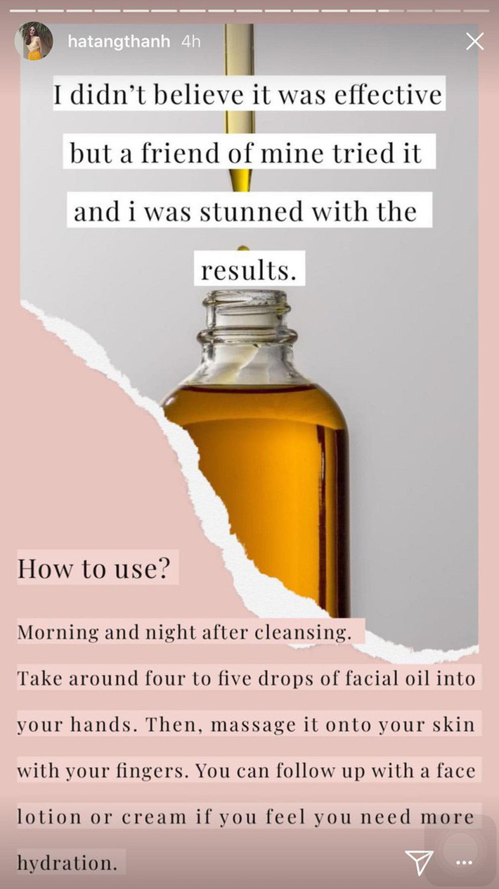 5 bí mật làm nên làn da không tuổi của Hà Tăng: Dùng dầu dưỡng, chọn đúng serum và quan trọng là chế độ ăn-4