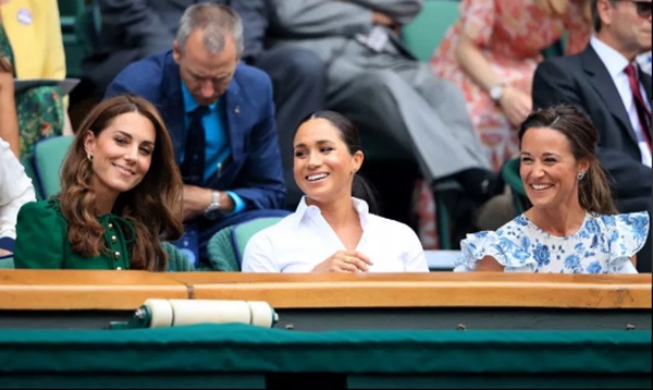 Thực hư chuyện Meghan Markle tự ý bỏ về, để mặc chị dâu Kate một mình khi cả hai cùng xem trận đấu quần vợt đang gây xôn xao dư luận-1