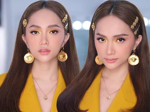 Hương Giang 'chơi lớn' với style mắt lửa ngươi vàng giống Tề Thiên Đại Thánh, fan được phen trầm trồ