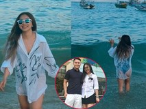 Diện bikini một mảnh đi biển, bạn gái Quang Hải gây tranh cãi vì khoảnh khắc hớ hênh vòng 3 khi chiếc áo choàng mỏng bất ngờ phản chủ Diện bikini một mảnh đi biển, bạn gái Quang Hải gây tranh cãi vì khoảnh khắc hớ hênh vòng 3 khi chiếc áo choàng mỏng bất ngờ phản chủ