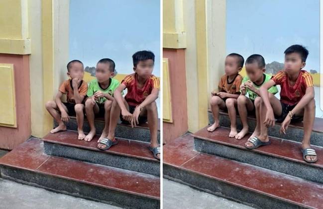 Tìm thấy 3 bé trai trong tình trạng đói lả người nằm trên vỉa hè, nghi là nạn nhân bị bắt cóc-1