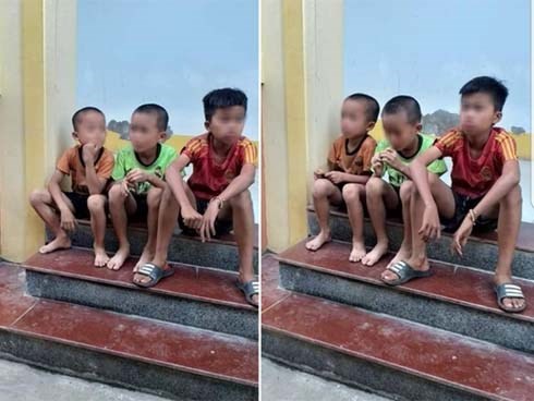 Tìm thấy 3 bé trai trong tình trạng đói lả người nằm trên vỉa hè, nghi là nạn nhân bị bắt cóc