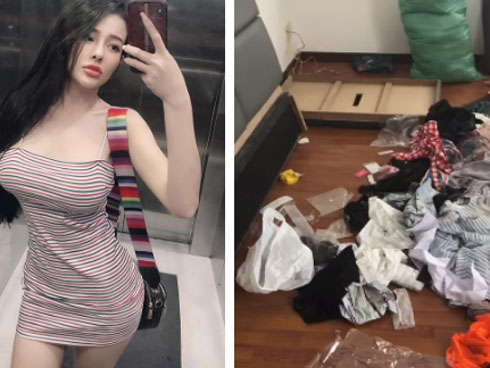 Cô nàng bị bạn trai tố ở bẩn hôi thối như bãi rác, đồ lót ngâm bốc mùi trong chậu không giặt...-5