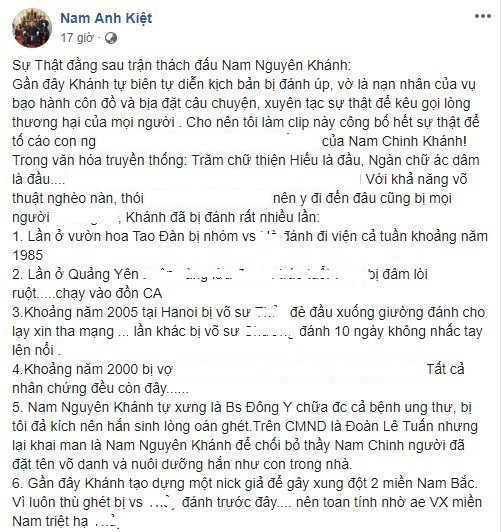 Thực hư việc võ sư Nam Nguyên Khánh từng bị đánh tới mức phải quỳ lạy xin tha mạng”-2