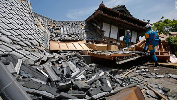Động đất mạnh 6,1 độ richter ở Nhật Bản-1