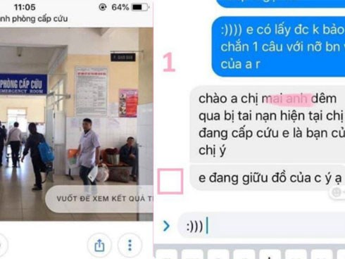 Bom hàng lại giả vờ bị tai nạn phải cấp cứu, khách tẽn tò vì chủ shop quá cao tay