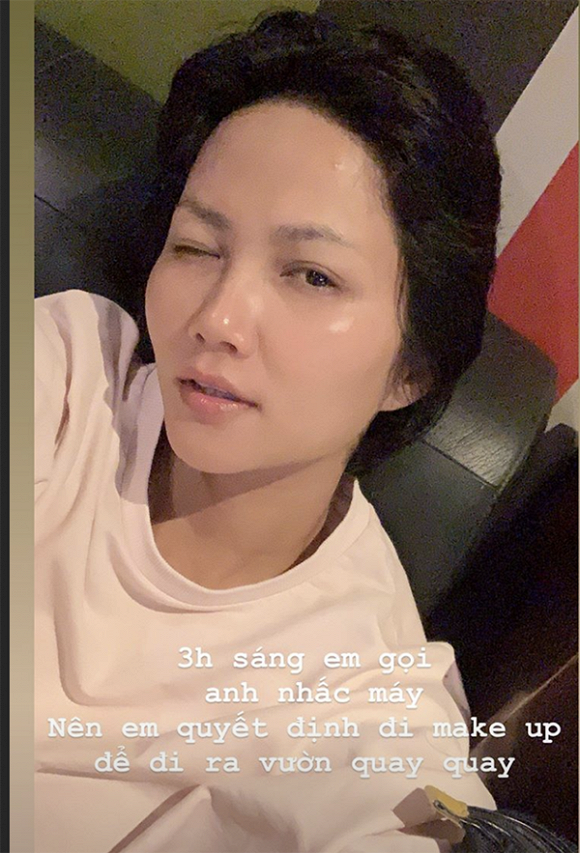 HHen Niê khoe mặt mộc lung linh, rạng rỡ hơn cả khi trang điểm-1