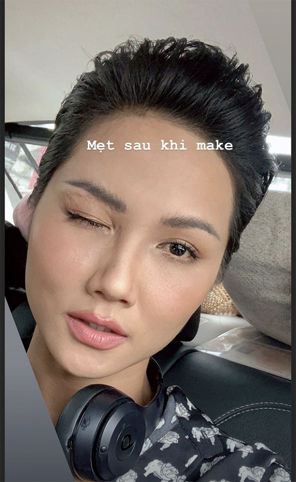 HHen Niê khoe mặt mộc lung linh, rạng rỡ hơn cả khi trang điểm-3